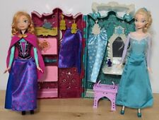 Jogo de guarda-roupa Disney Frozen Anna and Elsa’s Royal Closet com 2 bonecas (T16) comprar usado  Enviando para Brazil