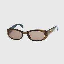 Christian DIOR MACHA brązowe owalne okulary przeciwsłoneczne vintage lata 90. 00s na sprzedaż  PL