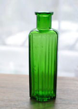 Superb!!!  Green Poison Bottle 2 Oz Hexagonal Not To Be Taken 10.5 cm / Antique, usado comprar usado  Enviando para Brazil