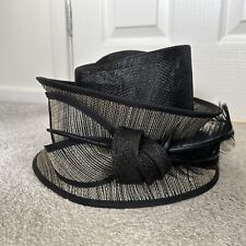 Wedding hat black for sale  PETERBOROUGH