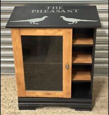 Used, Drinks / Hi Fi Cabinet with Pheasant Stencil Decoration for sale  Shipping to South Africa