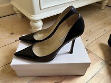 Jimmy Choo Empire black leather heels size 6 (39) for sale  Shipping to South Africa