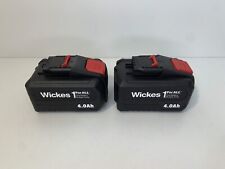 wicks 18v battery for sale  UK