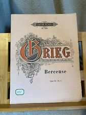 Grieg berceuse piano d'occasion  Rennes