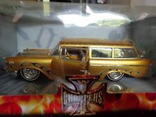 1957 CHEVY BEL AIR STATION WAGON WEST COAST CHOPPERS 1/24 FUNLINE ACTION 2004 comprar usado  Enviando para Brazil