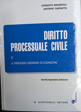 Diritto processuale civile. usato  Milano