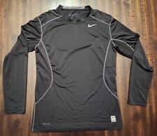 Camisa ajustada manga larga Nike Dri-Fit Pro Combat para hombre negra mediana segunda mano  Embacar hacia Argentina