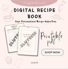 Printable pdf cookbook d'occasion  Expédié en Belgium