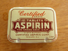 Ww2 aspirin box d'occasion  Expédié en Belgium