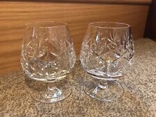 Crystal brandy glasses for sale  ATHERSTONE