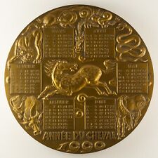 Médaille calendrier 1990 d'occasion  Bihorel