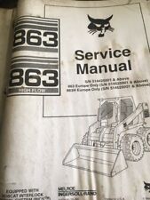 Bobcat 863 Skidsteer servicio en profundidad taller, libro manual de reparación  segunda mano  Embacar hacia Argentina