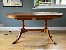 Yew dining table for sale  SEVENOAKS