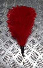 Red hackle plume for sale  LONDON