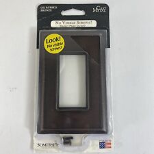 Somerset 1-Gang Single Decorator Oil Rubbed Bronze Wall Plate 585341 for sale  Shipping to South Africa