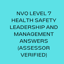Nvq level health for sale  ILFORD
