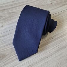 Used, Rampley & Co Fox Brothers Wool Tie Prince of Wales Check Navy Made in England for sale  Shipping to South Africa