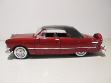 Nice MAISTO 1:18 Scale Burgandy/Black 1950 FORD CRESTLINER DELUXE Diecast COUPE for sale  Shipping to Canada