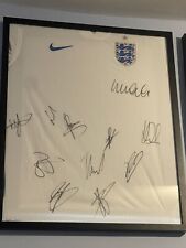 Signed england shirt for sale  STANFORD-LE-HOPE