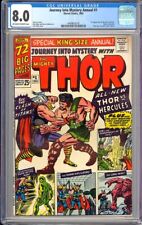 Journey into Mystery Annual #1 High Grade 1st App. Hercules Marvel 1965 CGC 8.0, usado comprar usado  Enviando para Brazil