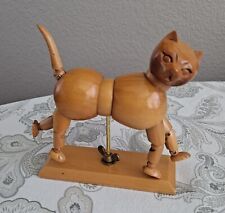 Articulated wooden cat for sale  Modesto