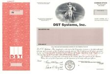 Used, DST Systems, Inc. - 1995 dated Specimen Stock Certificate - Specimen Stocks & Bo for sale  Shipping to South Africa
