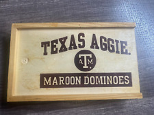 Maroon texas dominoes for sale  Poseyville
