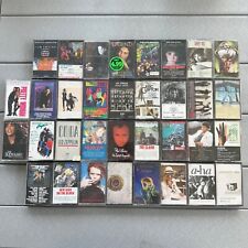 Lote de 34 cintas de casete de los años 80 paquete de bandas bandas sonoras de películas de baile rock segunda mano  Embacar hacia Argentina