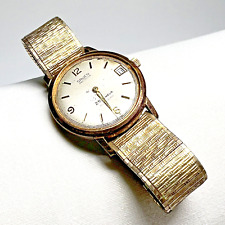 Vintage Gruen Relógio de Precisão Kreisler Pulseira de Expansão Folheada a Ouro - Não Funciona comprar usado  Enviando para Brazil