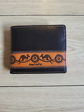 Leather wallet brown for sale  BRIGHTON