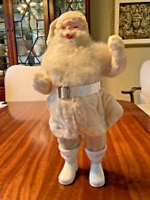 Terno branco vintage Natal HAROLD GALE boneca de Papai Noel 13 polegadas. ALTO comprar usado  Enviando para Brazil