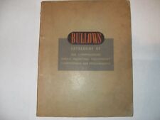 Bullows 1950 catalogue for sale  STEYNING