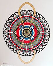 Mandala tableau aquarelle d'occasion  Orleans-