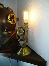 Lampe steampunk laiton d'occasion  Le Crès