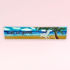 “Life is Good” Ceramic Tile Sign 15.75” Wall Hanging Beach Palm Trees for sale  Shipping to South Africa