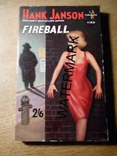 Fireball hank janson for sale  UK