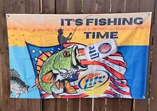 Fishing time flag for sale  Fort Wayne