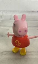 Boneco de ação Peppa Pig 2,5 polegadas brinquedo com camisa vermelha botas amarelas pato no peito comprar usado  Enviando para Brazil