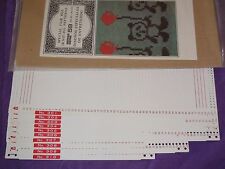 KNITTING MACHINE ACCESSORY'S PUNCH CARDS FOR STANDARD GAUGE MACHINES SERIES 59 for sale  Shipping to South Africa