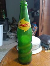 vintage Soda POP Bottle:  green SQUIRT in CLASSIC Twist SHAPE - 12 oz for sale  Shipping to South Africa
