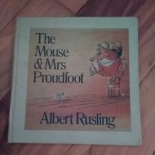 Usado, El ratón y la señora Proudfoot de Albert Rusling - Libro infantil 1984   segunda mano  Embacar hacia Argentina