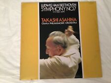 LP Beethoven sym no 7 Takashi Asahina Osaka Philharmoniker Japan JVC SJX9507 JP na sprzedaż  Wysyłka do Poland