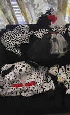 Used, Cruella Deville & Dalmatians family halloween costumes for sale  Shipping to South Africa