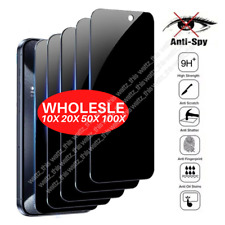 Lote de protetor de tela de privacidade a granel vidro temperado para iPhone 15 14 13 12 11 Pro 8 comprar usado  Enviando para Brazil