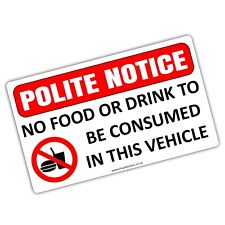 Sign polite food for sale  Shipping to Ireland