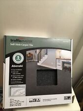 Traffic Master Abenaki 18"x18" Self Stick Carpet Tile (22.5 square ft) 8 Tiles, used for sale  Shipping to South Africa