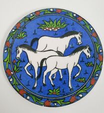 Blue ceramic round for sale  YORK