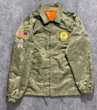 Jaqueta masculina Nike Green Bay Packers camuflada saudação ao serviço XXL (botão para cima) comprar usado  Enviando para Brazil