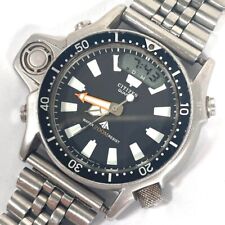 Relógio masculino Citizen Promaster C022 - 088093 Aqualand Digi-Ana 200M quartzo preto comprar usado  Enviando para Brazil