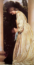 Used, Dream-art Oil painting Lord Frederick Leighton - sisters nice young girls canvas for sale  Shipping to Canada
